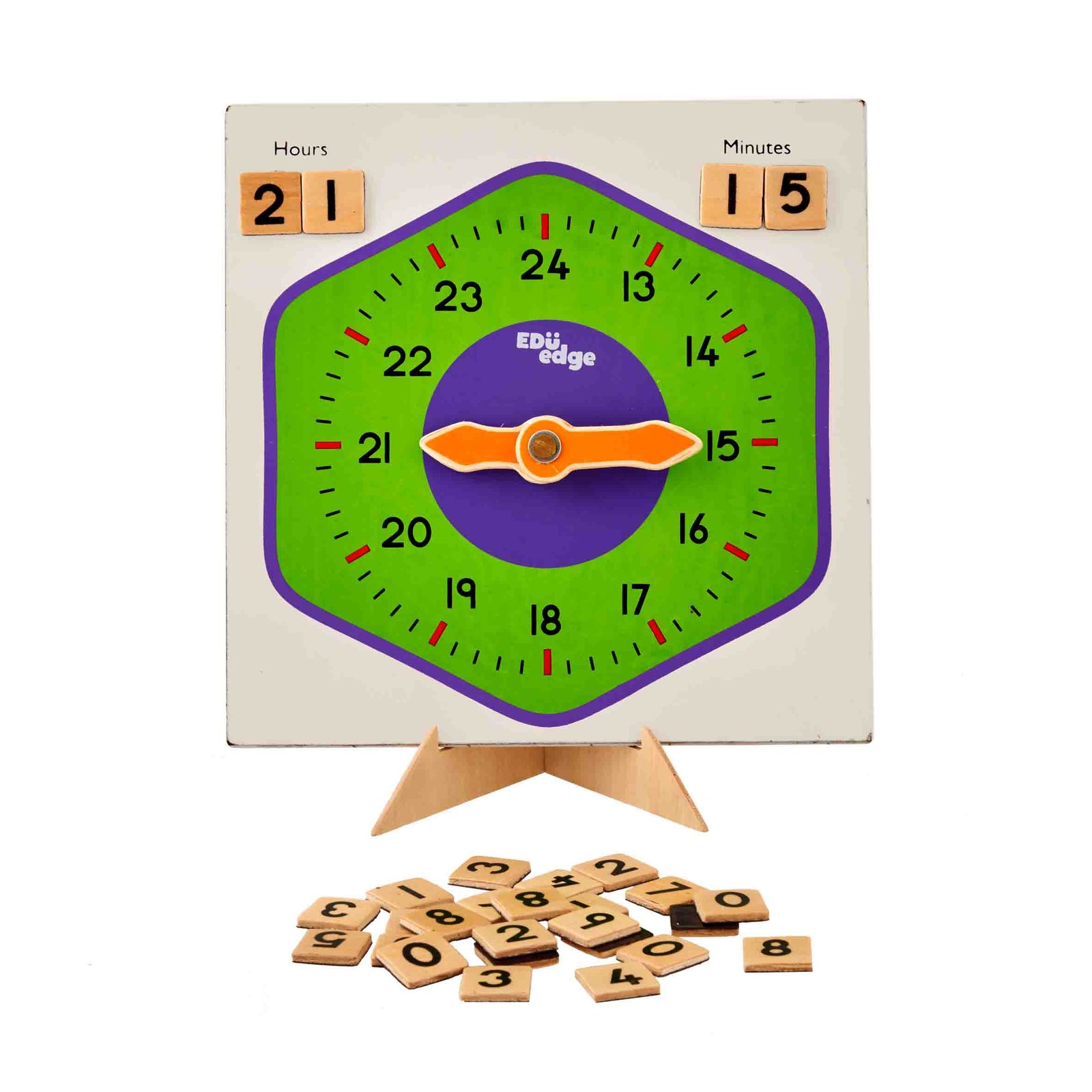 Clock - Hands-on Learning Clock Toy For Teaching Time In A Calm, Interactive Way