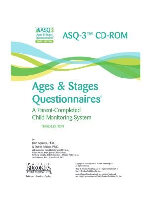 Ages & Stages Questionnaires: A Parent-Completed Child Monitoring System