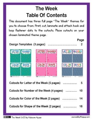 Visual Weekly Schedule for Autism-Friendly Routines