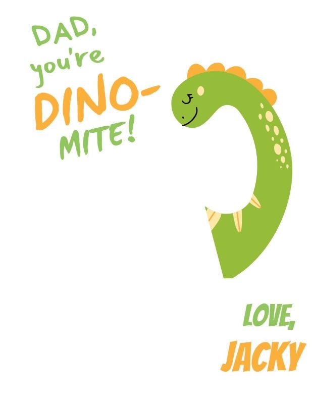 Father's Day Dinosaur Pun
