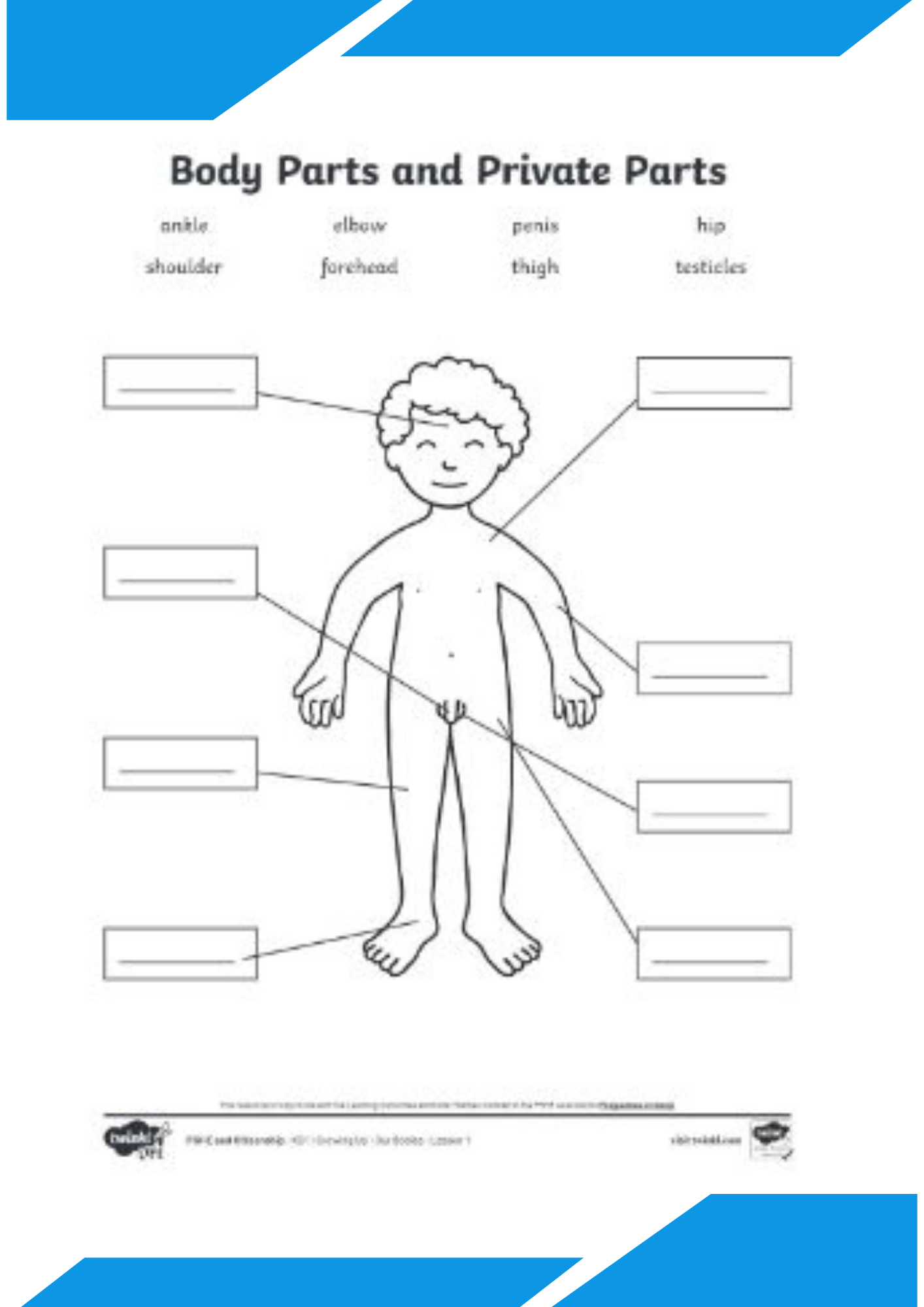 Body Parts and Private Parts (Version 2)