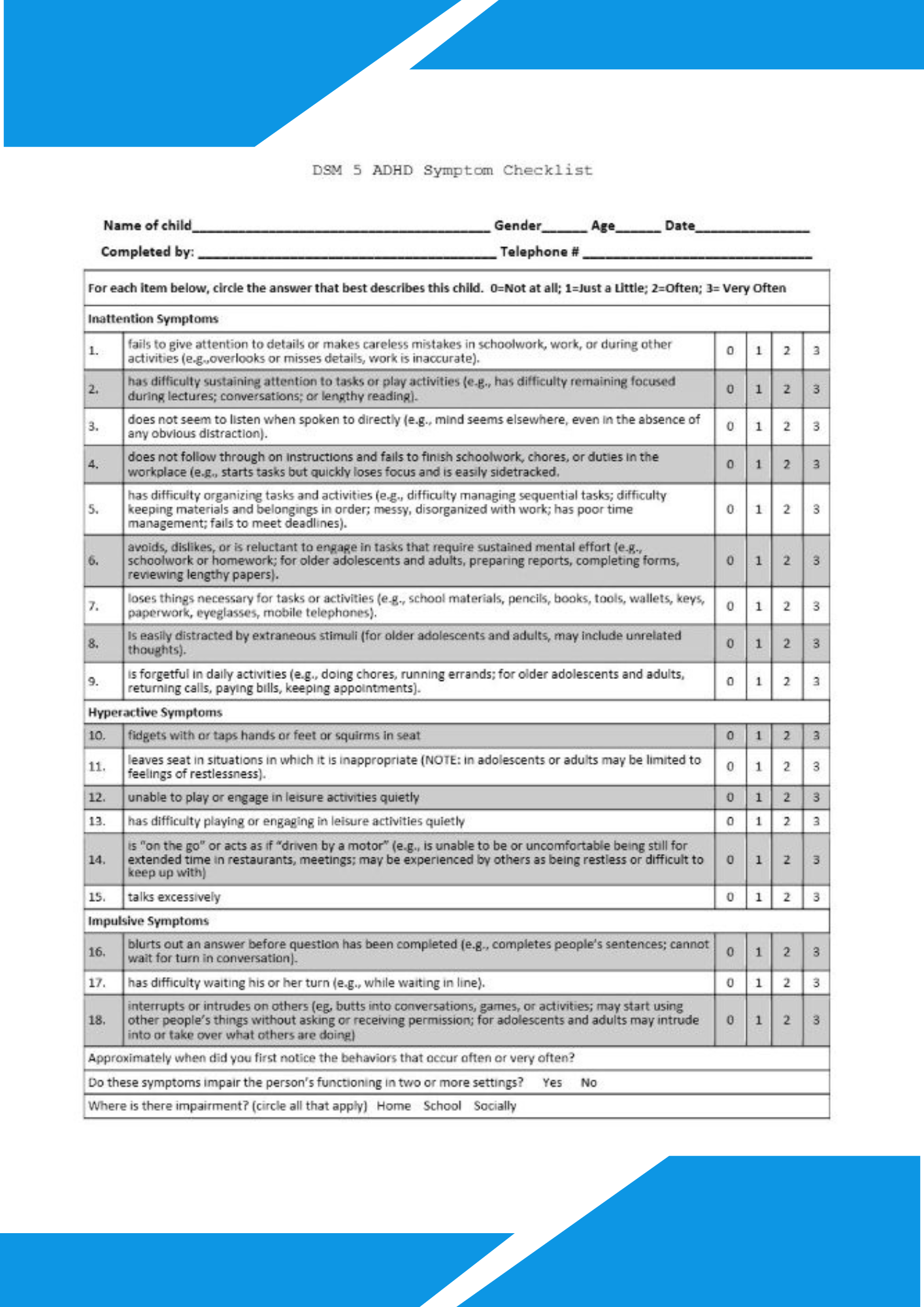Autism Symptom Checklist: Identifying Key Signs and Behaviors