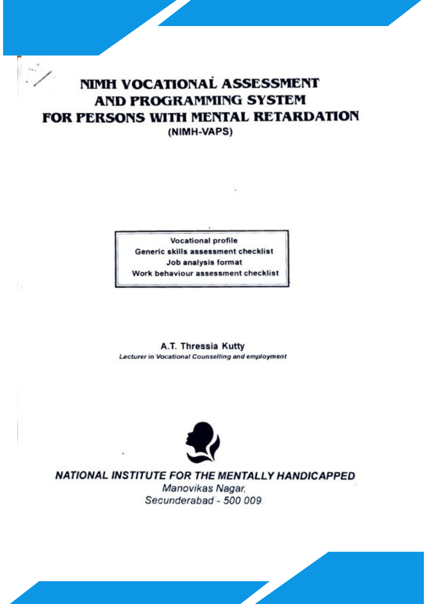 NIMH Vocational Assessment and Programming for Autism